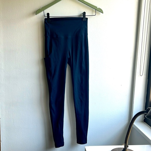 Splits59 Blue yoga Pilates leggings pocket small - Picture 1 of 3